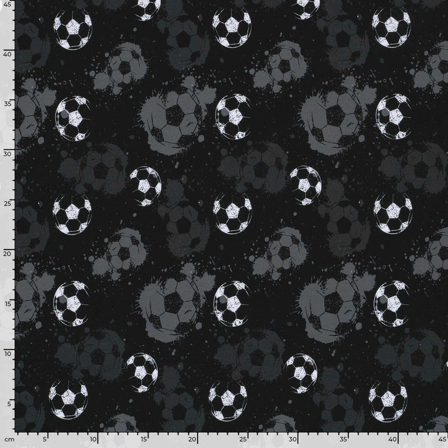 Fußball Schwarz - Jersey