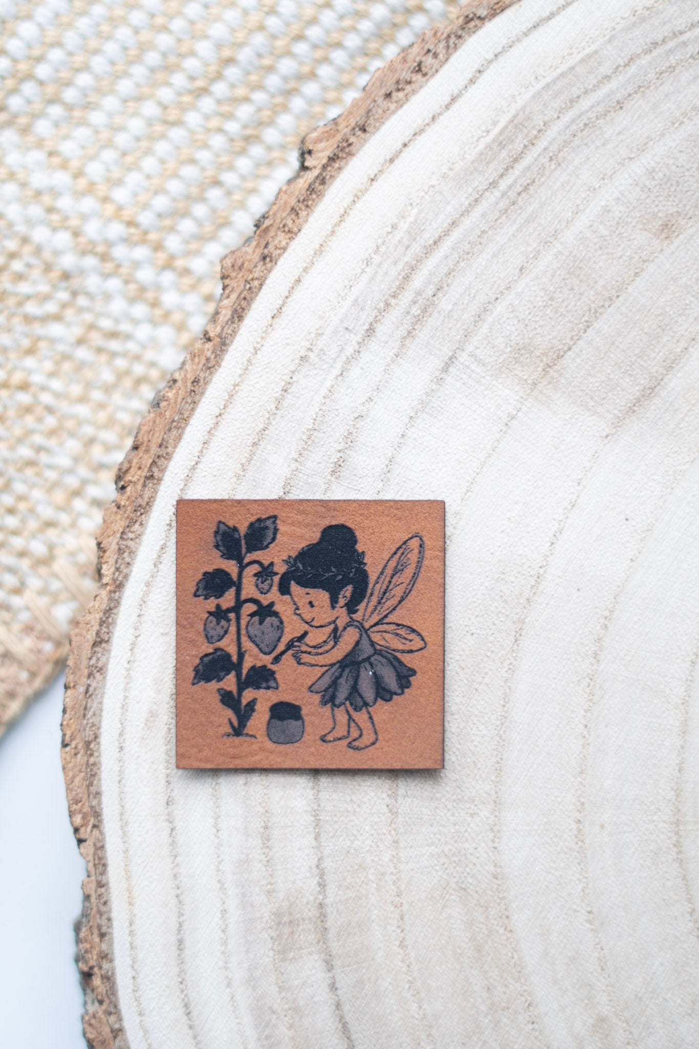 Kunstlederlabel - Feen