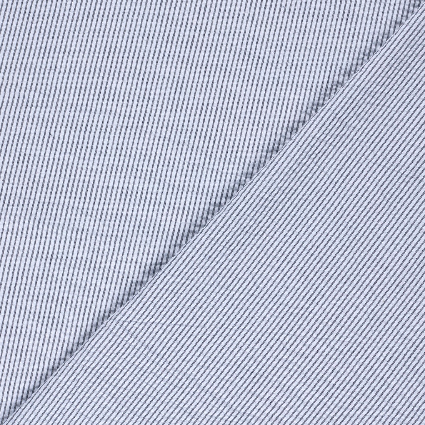 Seersucker Streifen Navy