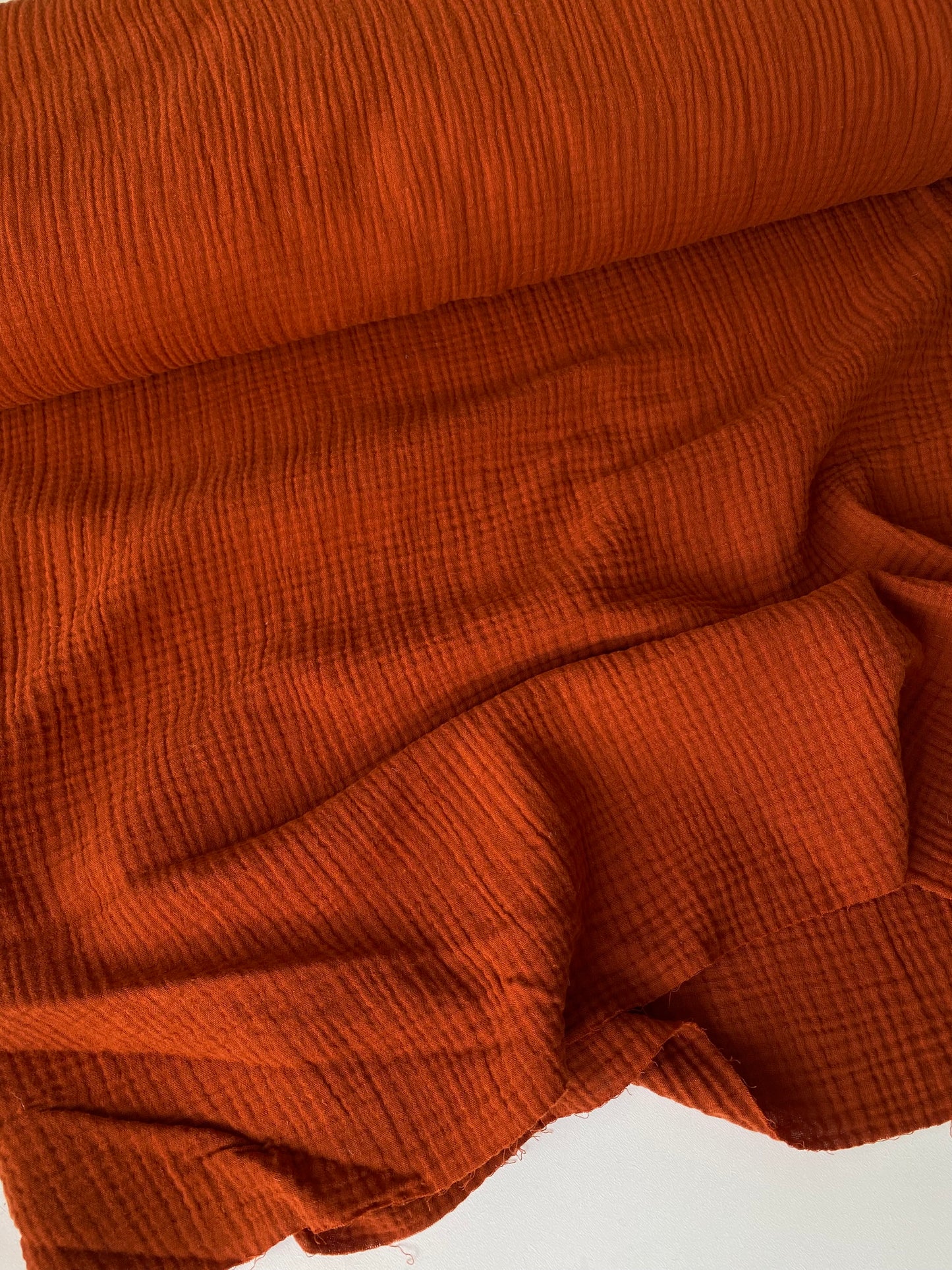 Bio Musselin - Rostrot