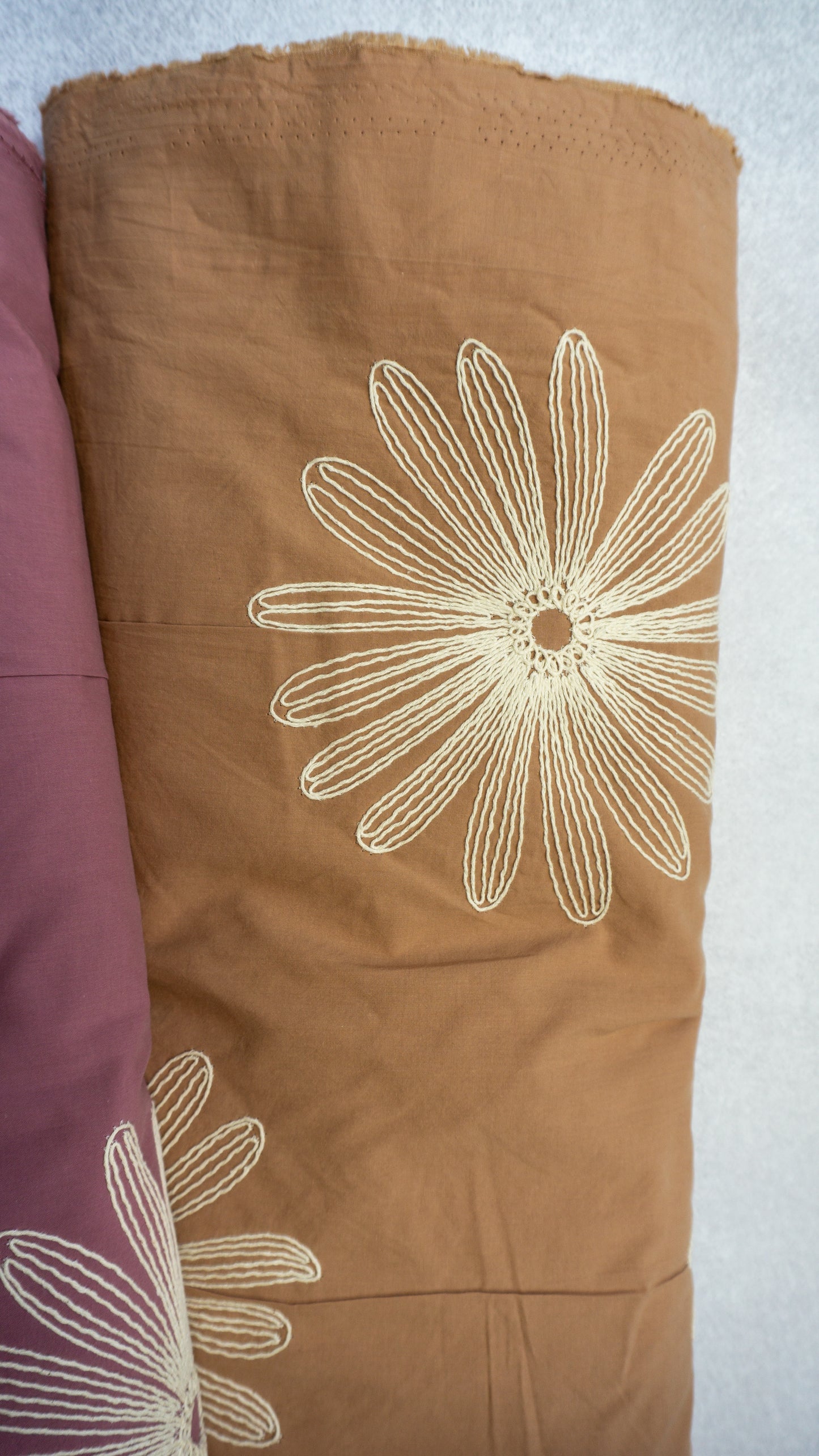 Webware Big Flowers - Gestickt