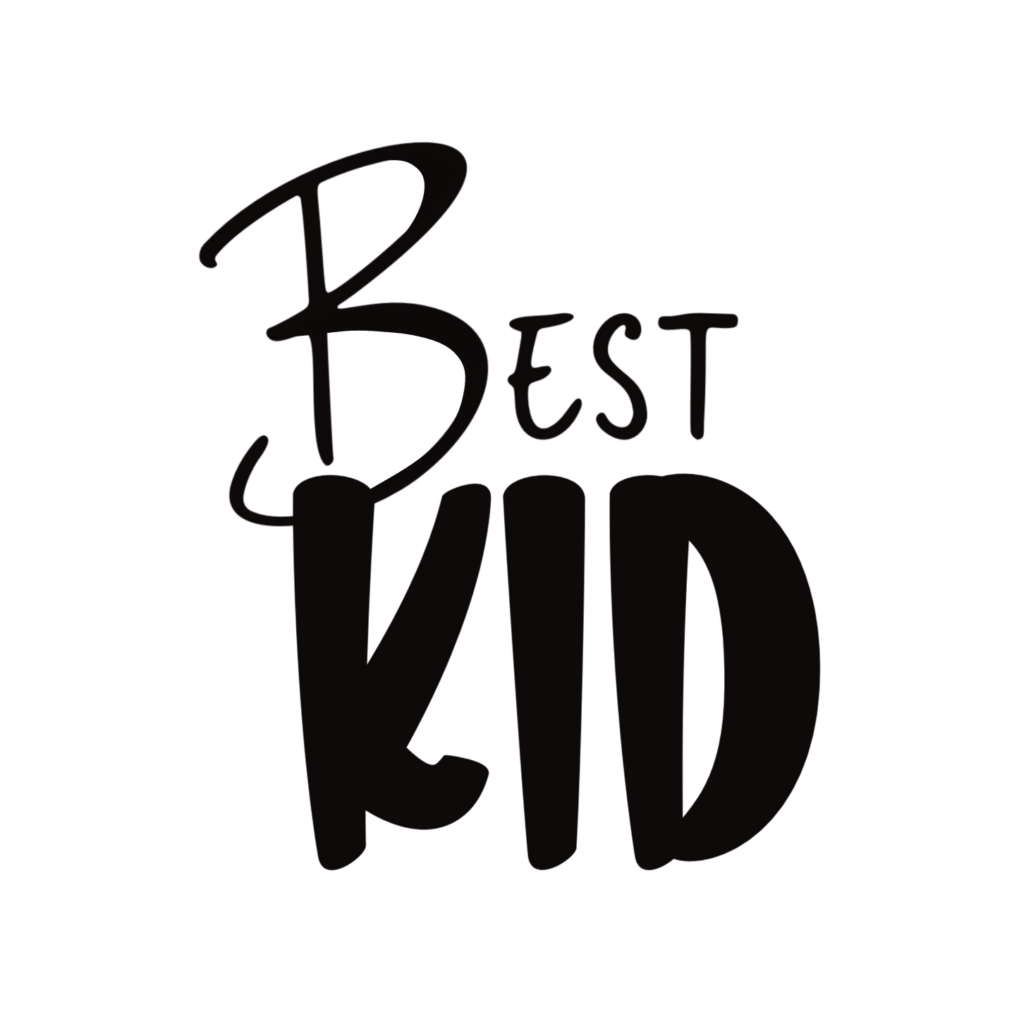 Bügelbild Best Kid