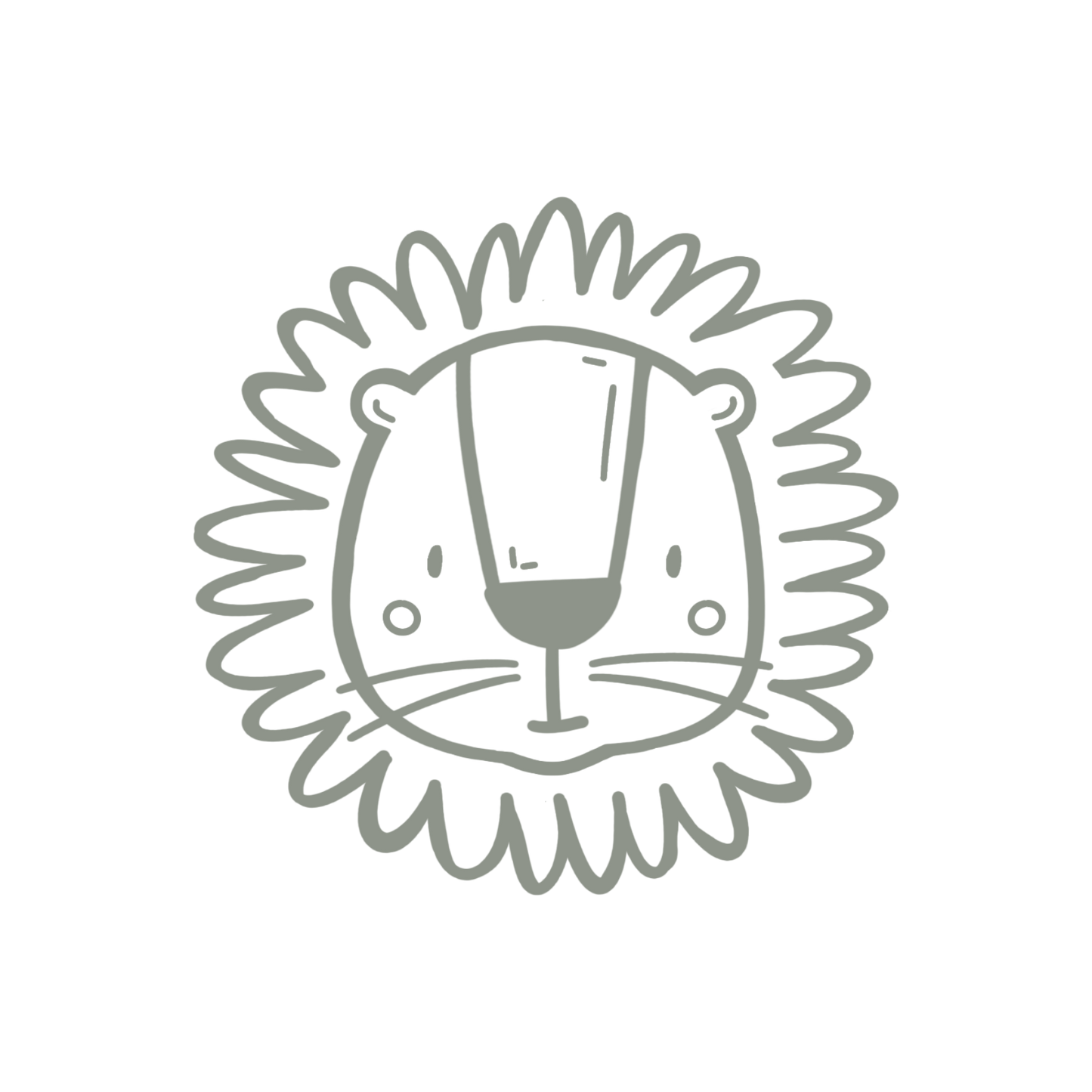 Bügelbild Lion