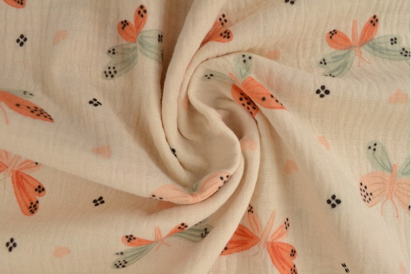 Musselin Schmetterling