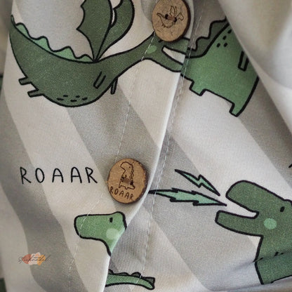 Knopf Dino Roaar