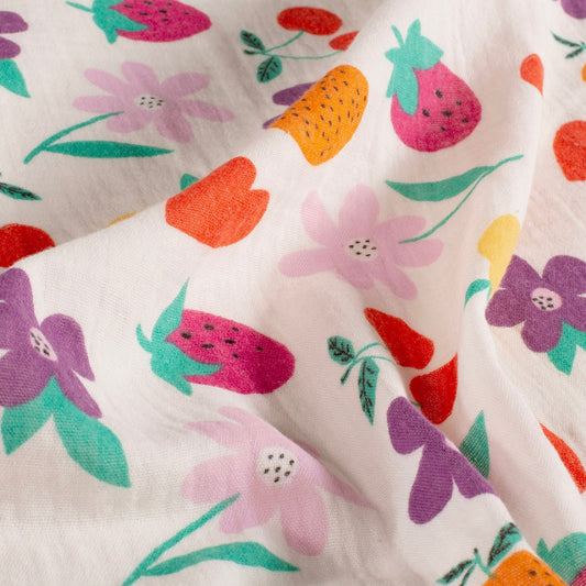 Musselin - Fruit Flowers