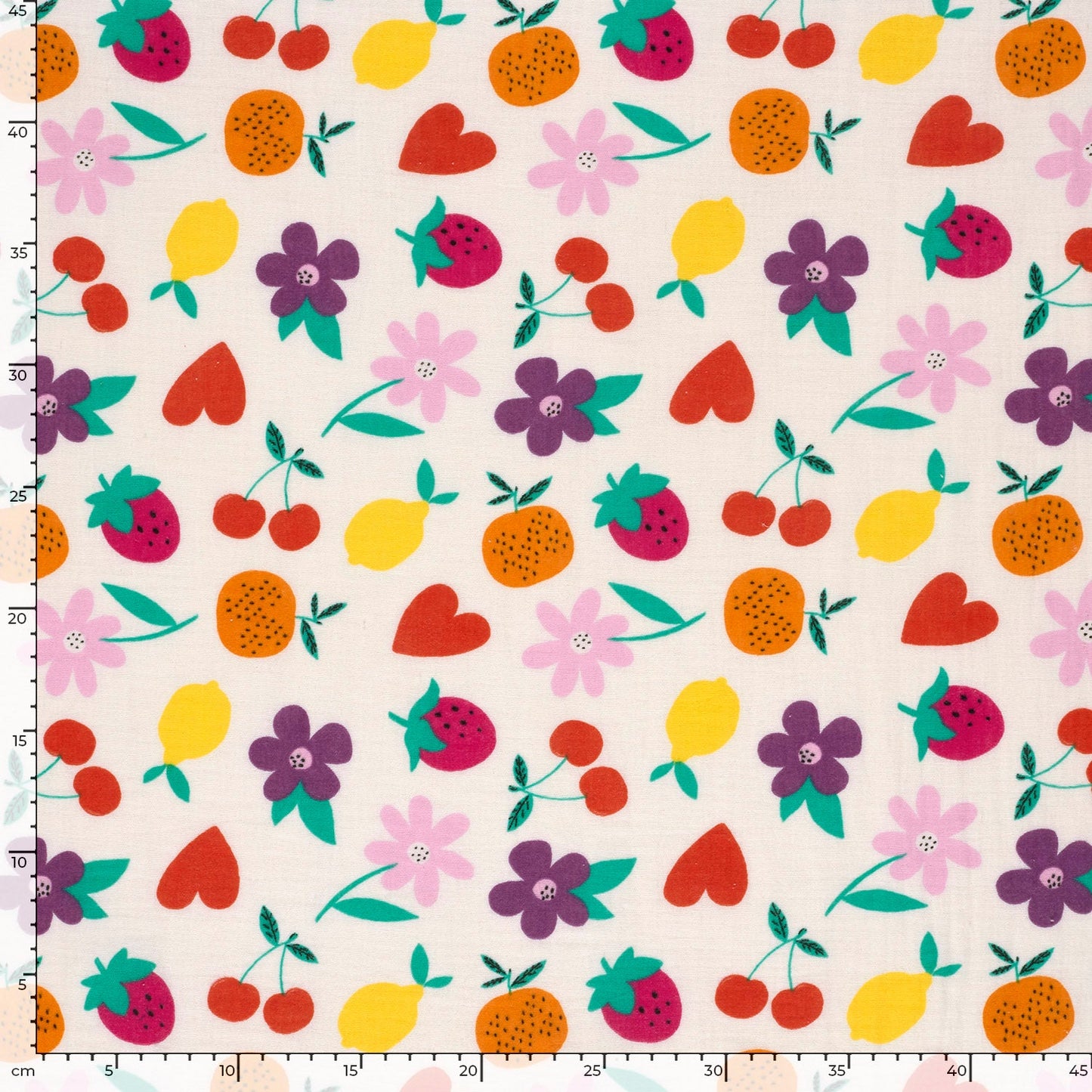 Musselin - Fruit Flowers