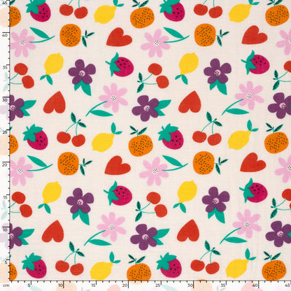 Musselin - Fruit Flowers