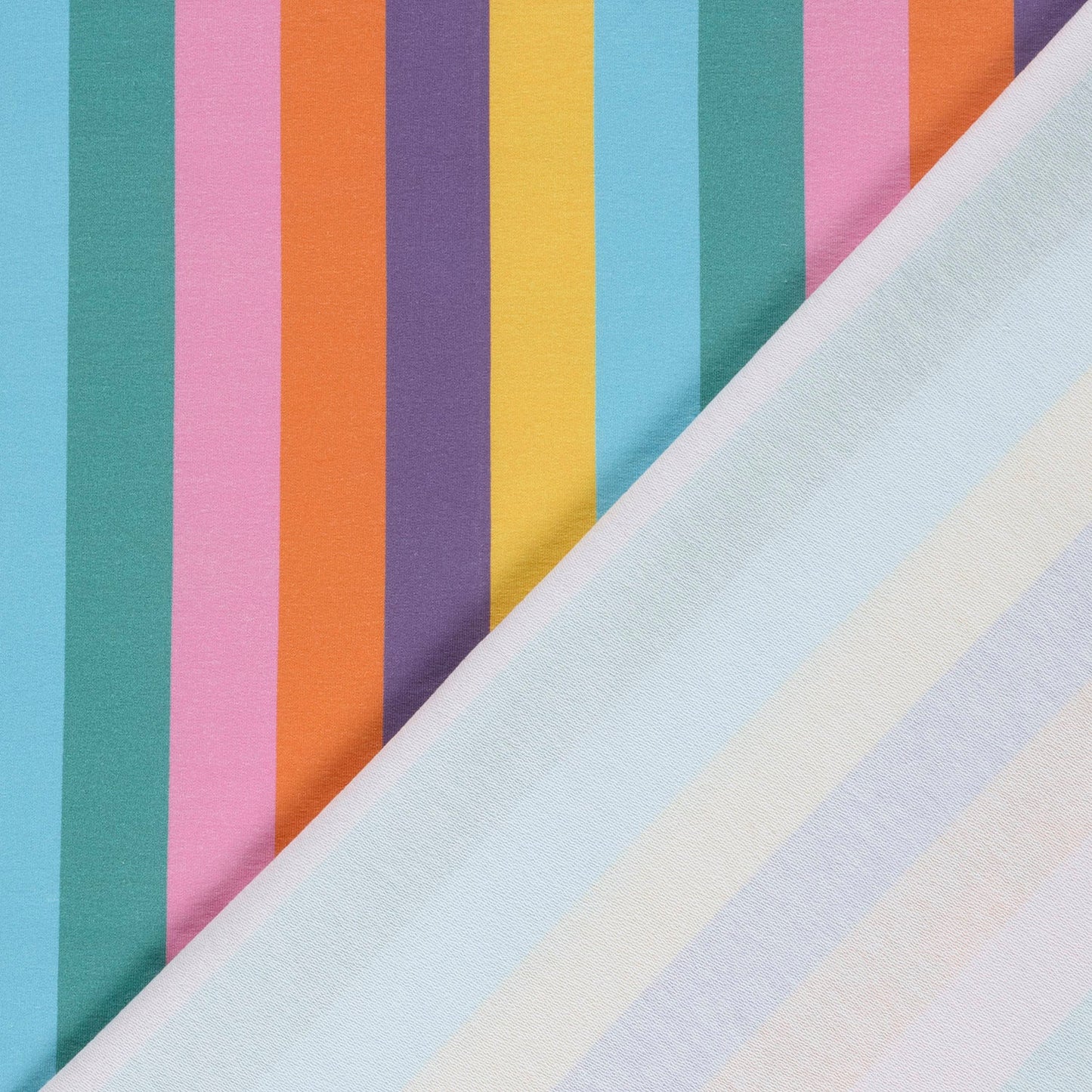 Pastell Streifen - French Terry