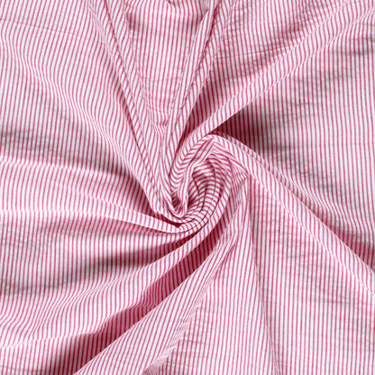 Seersucker Streifen Rot