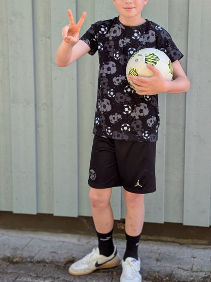 Fußball Schwarz - Jersey