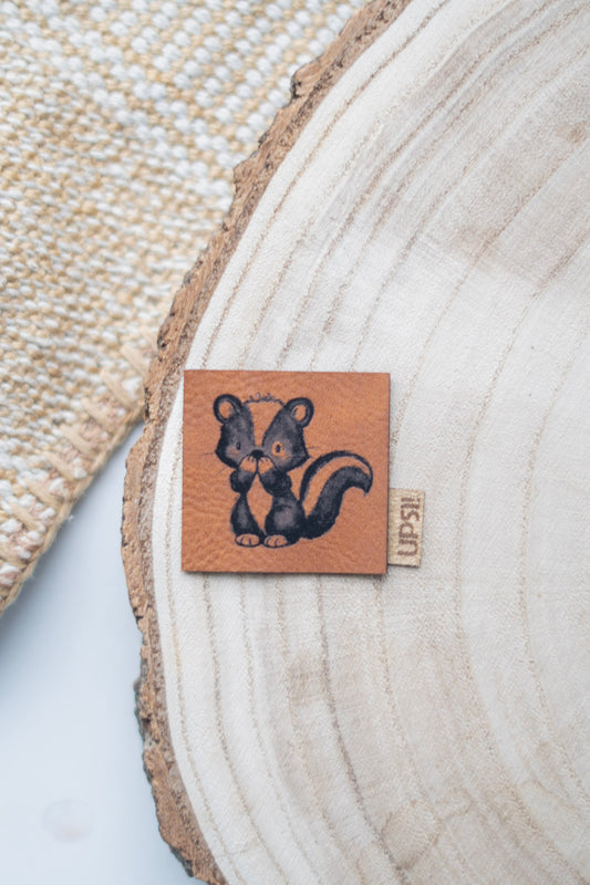 Kunstlederlabel - Stinktier