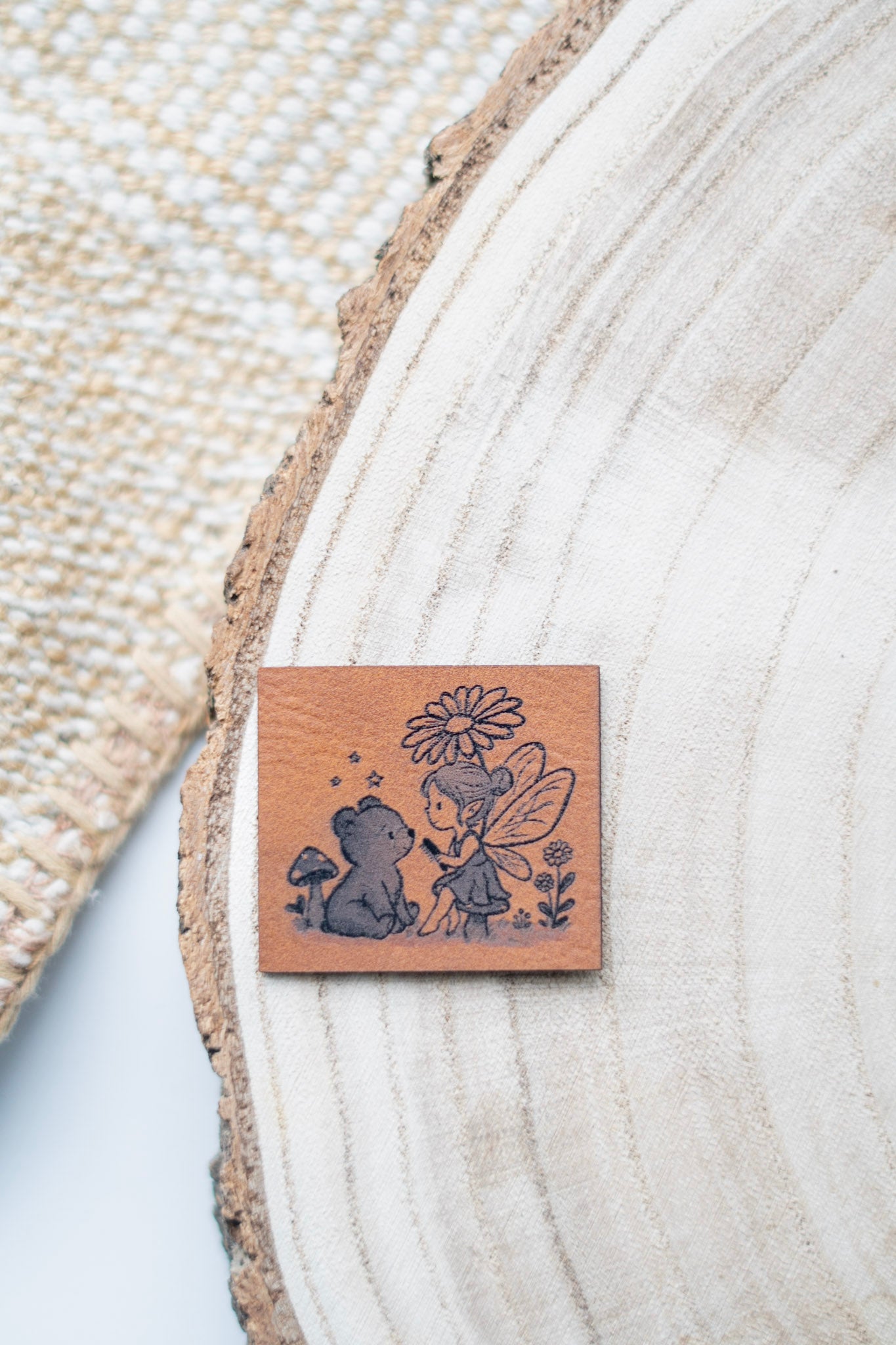 Kunstlederlabel - Feen
