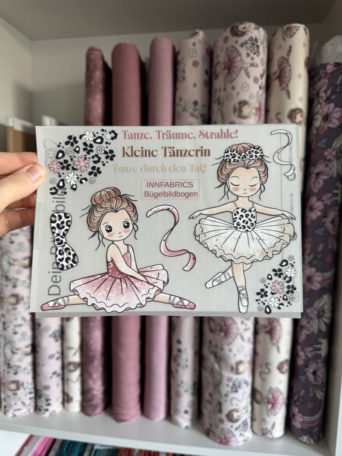 Bügelbildbogen - Prima Ballerina