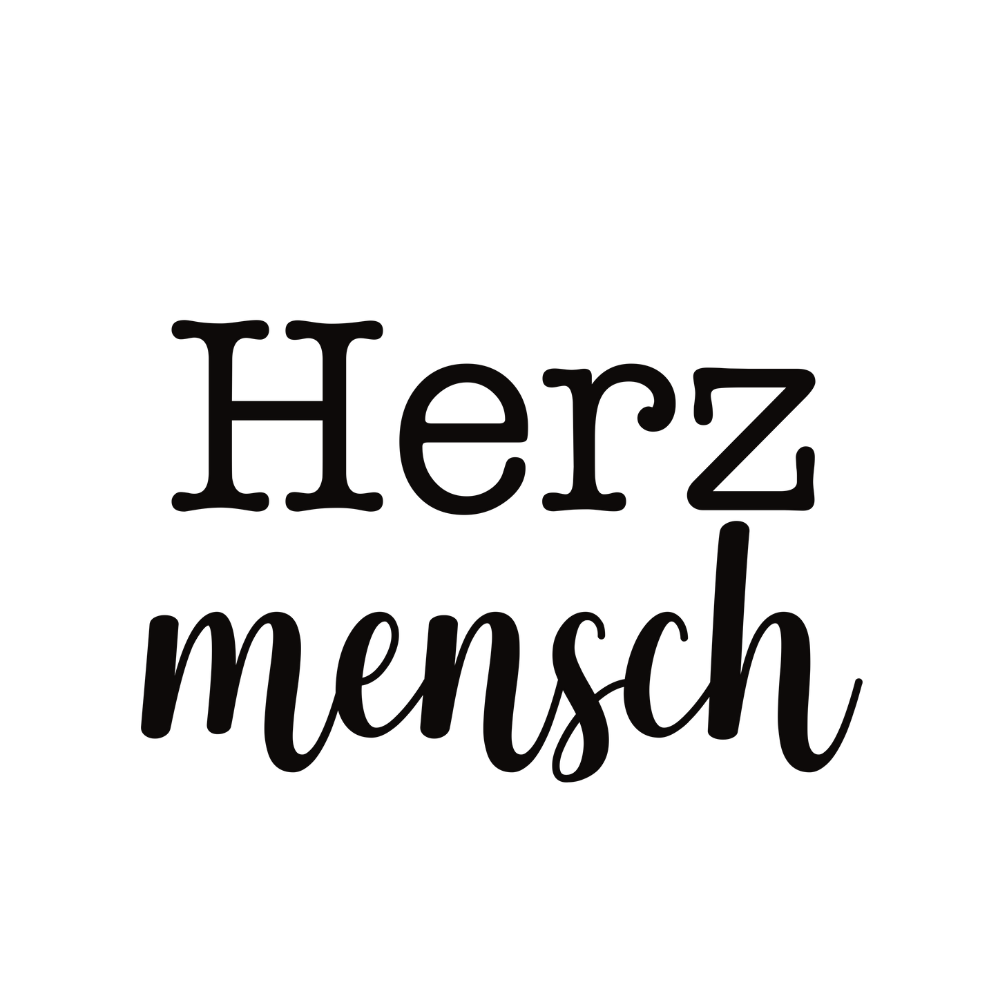 *VORBESTELLUNG* Bügelbild Herzmensch