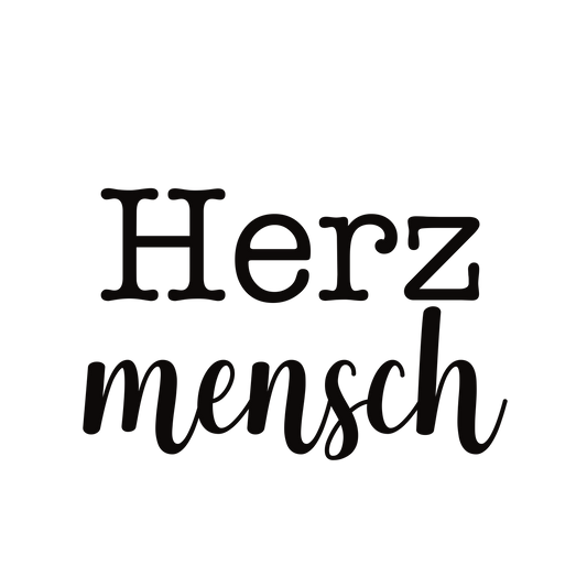 *VORBESTELLUNG* Bügelbild Herzmensch