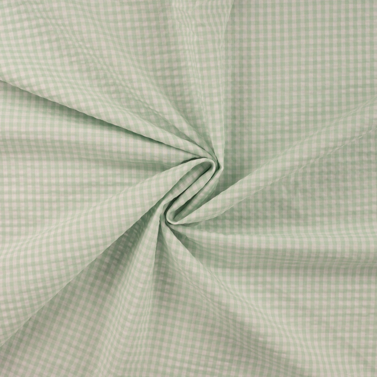 Seersucker Karos Mint