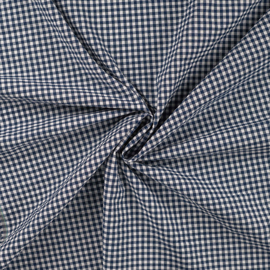 Seersucker Karos Navy