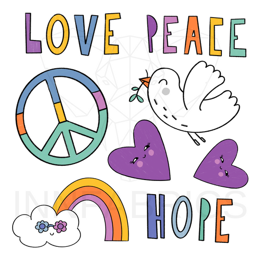 *VORBESTELLUNG* Love, Peace and Hope Bogen