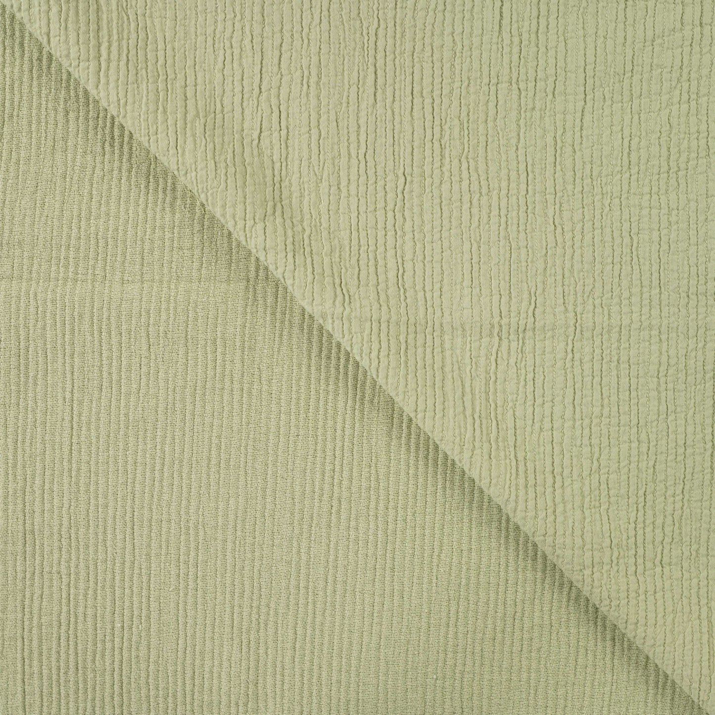Seersucker Uni Grün