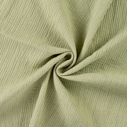 Seersucker Uni Grün