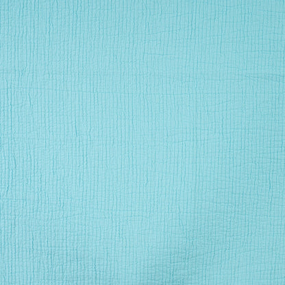 Seersucker Uni Aqua